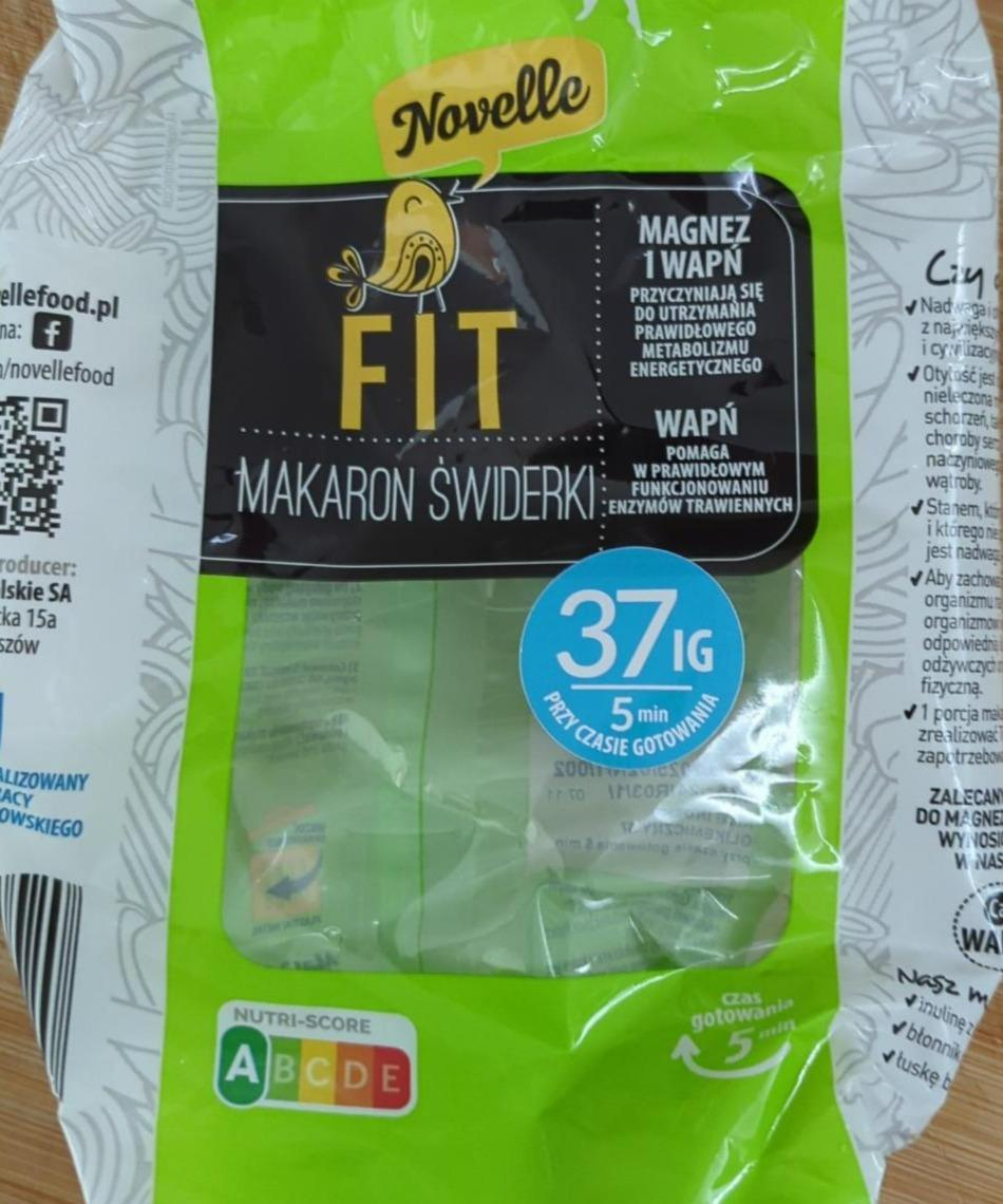Zdjęcia - Fit makaron świderki Novelle