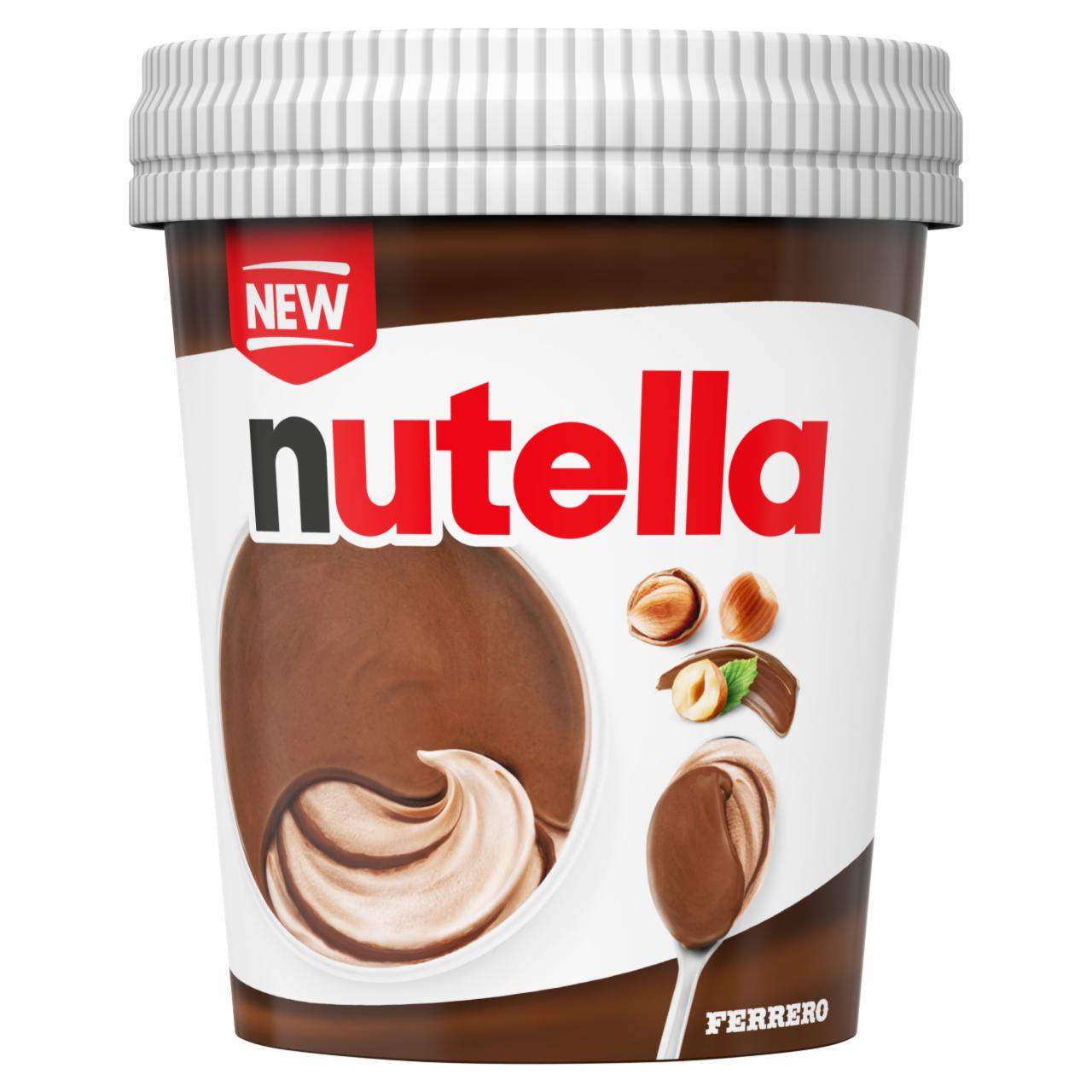 Zdjęcia - Nutella Lody o smaku orzechów laskowych z kremem z orzechów laskowych i kakao 230 g