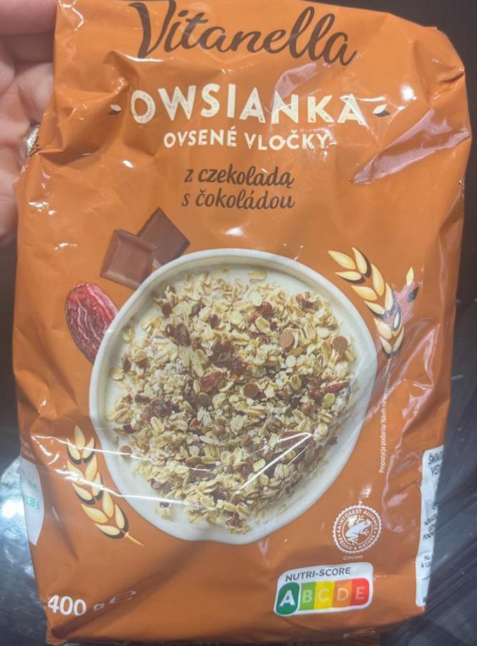 Zdjęcia - Owsianka z czekoladą Vitanella