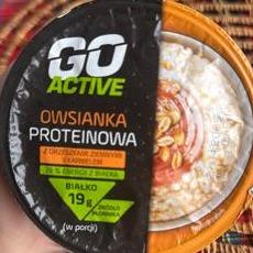Zdjęcia - Owsianka proteinowa z orzeszkami ziemnymi i karmelem Go Active