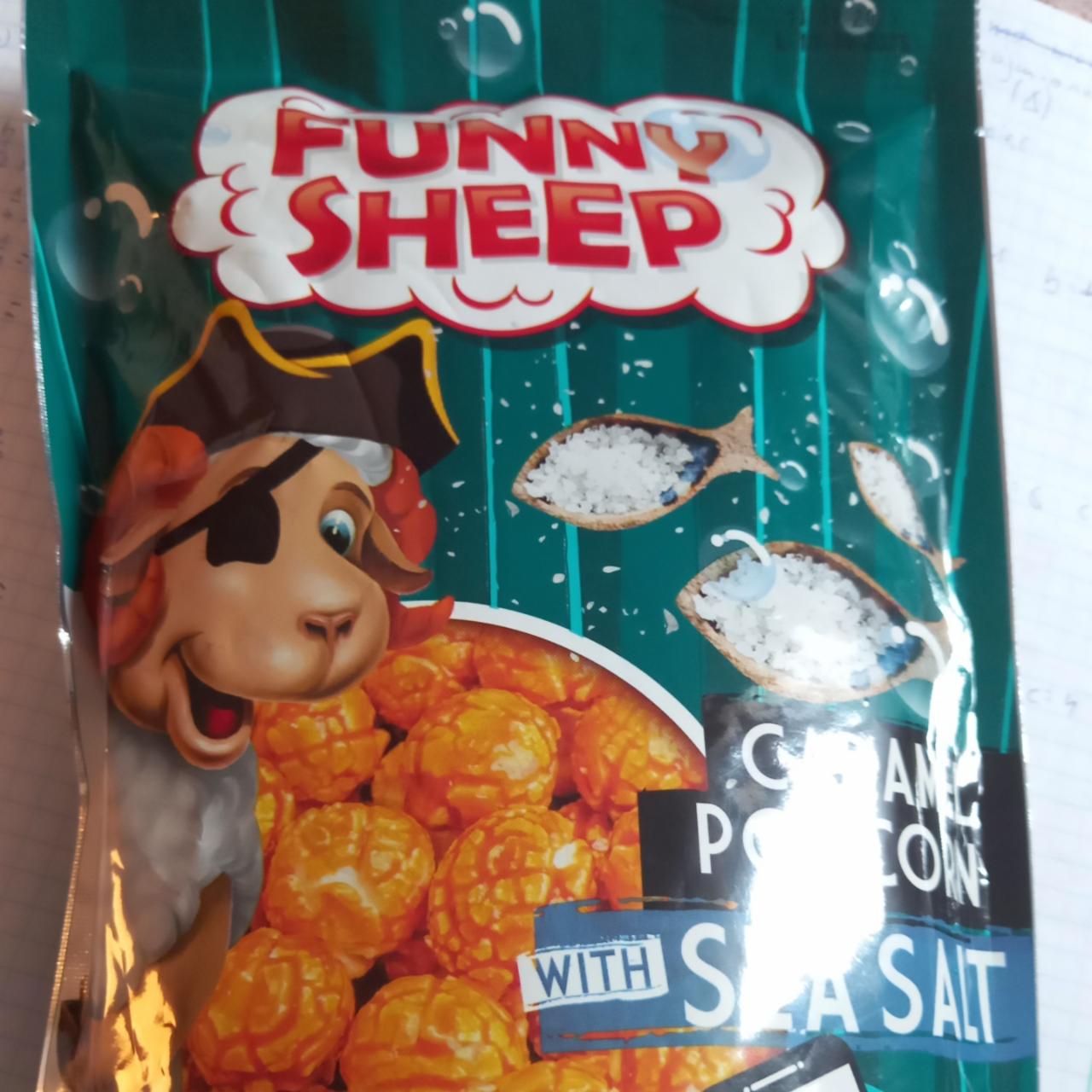 Zdjęcia - Caramel popcorn with sea salt Funny sheep