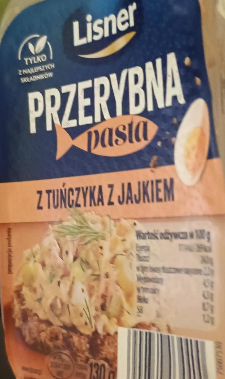 Zdjęcia - Lisner Przerybna Pasta z tuńczyka z twarożkiem 130 g