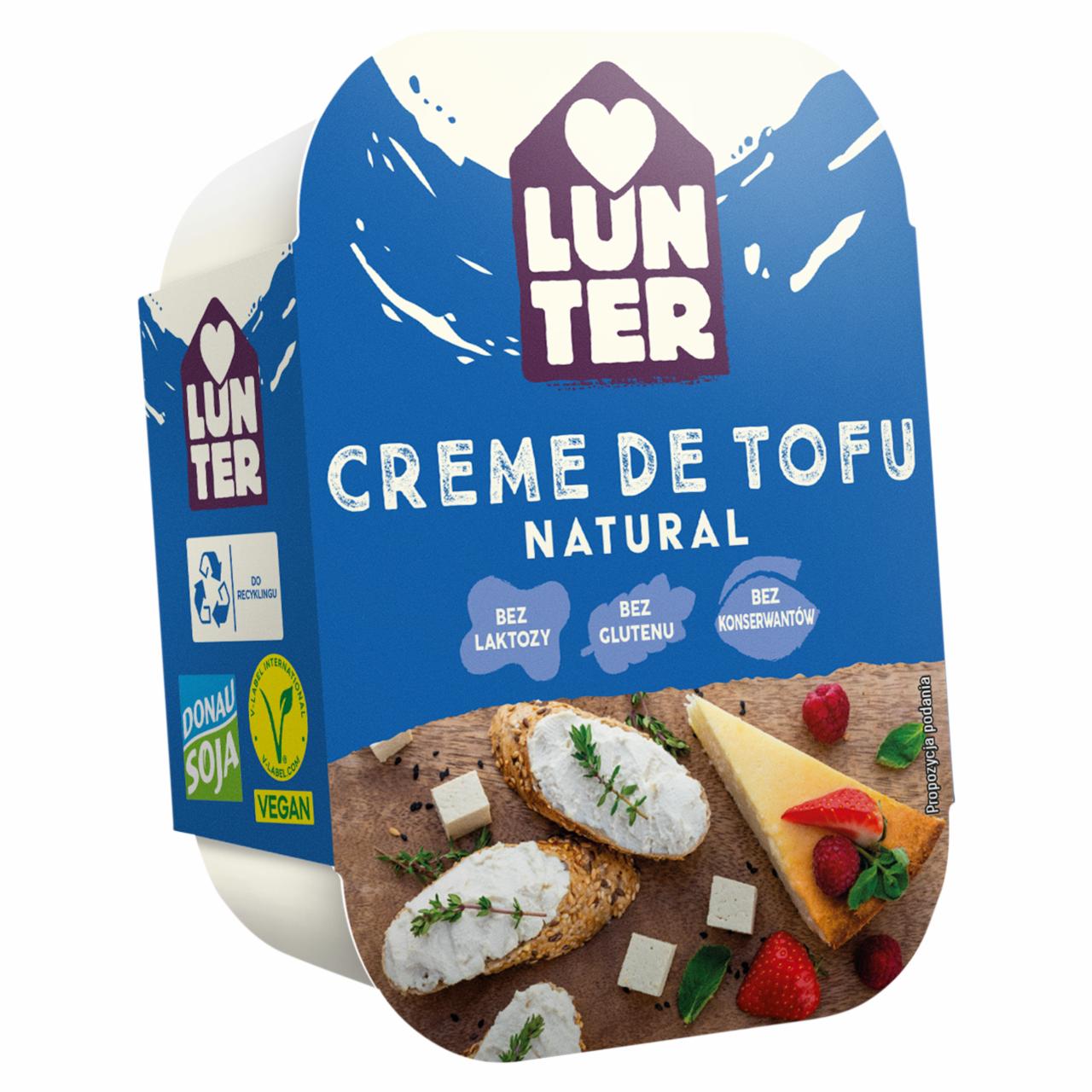 Zdjęcia - Lunter Pasta roślinna z tofu naturalna 140 g