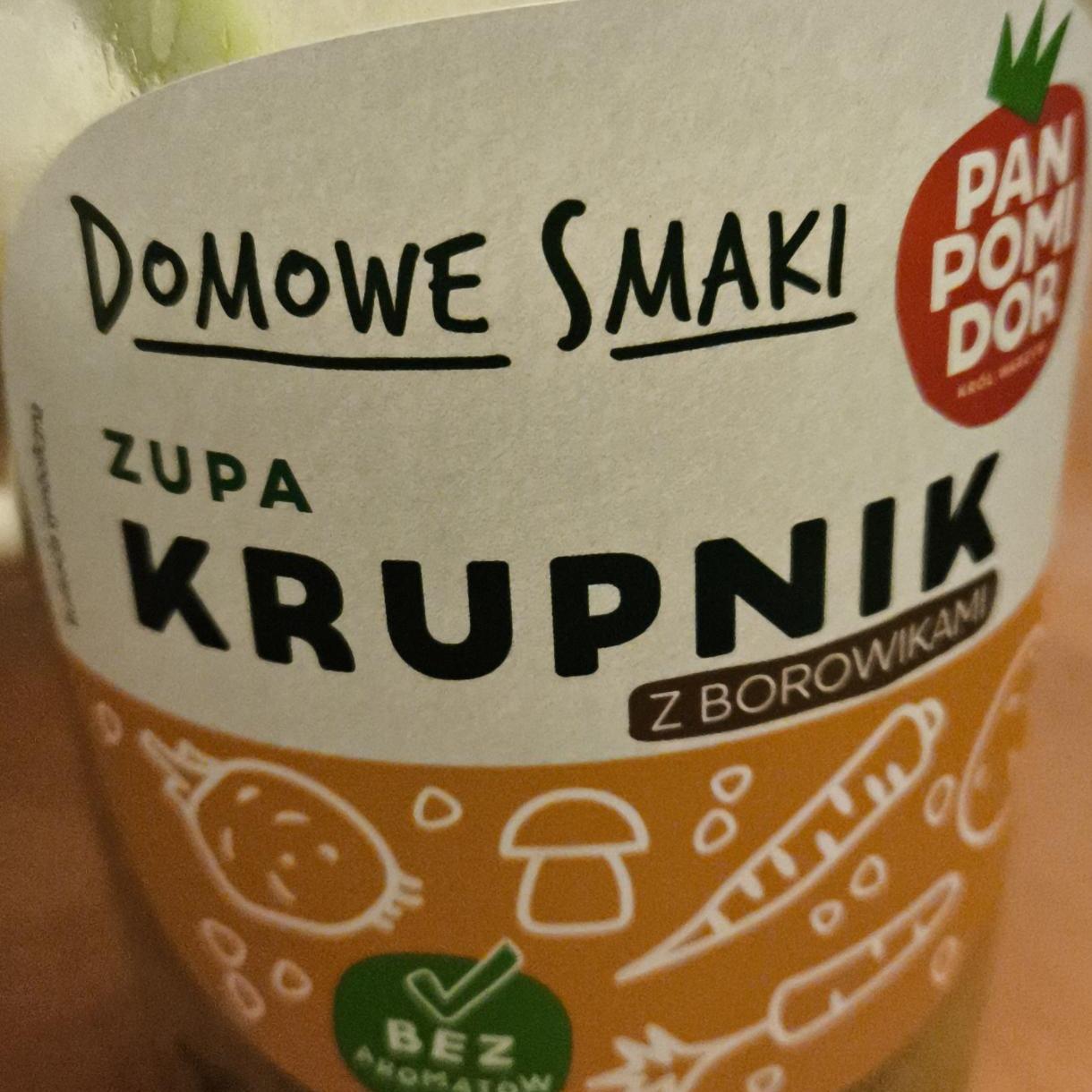 Zdjęcia - Zupa krupnik z borowikami Domowe smaki Pan Pomidor