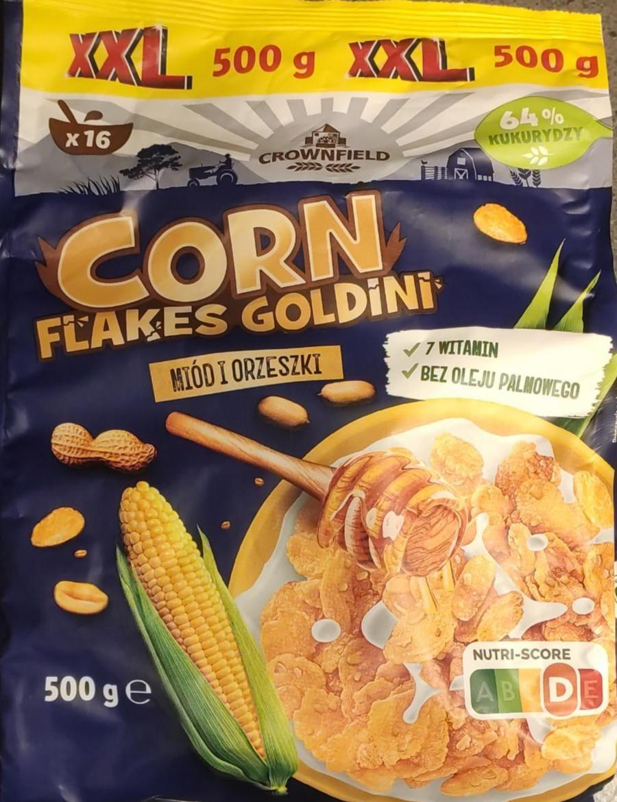 Zdjęcia - Corn flakes goldini miód i orzeszki Crownfield