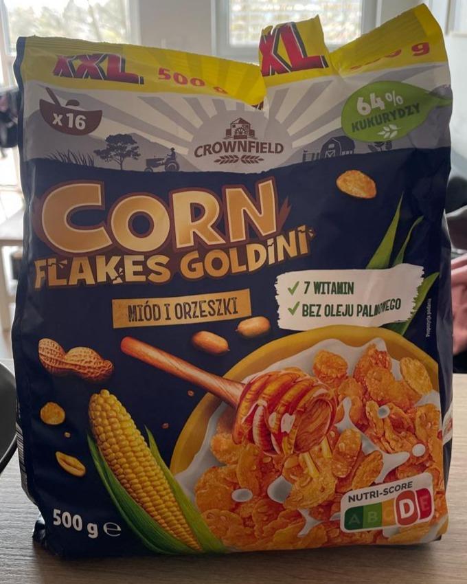 Zdjęcia - Corn flakes goldini miód i orzeszki Crownfield