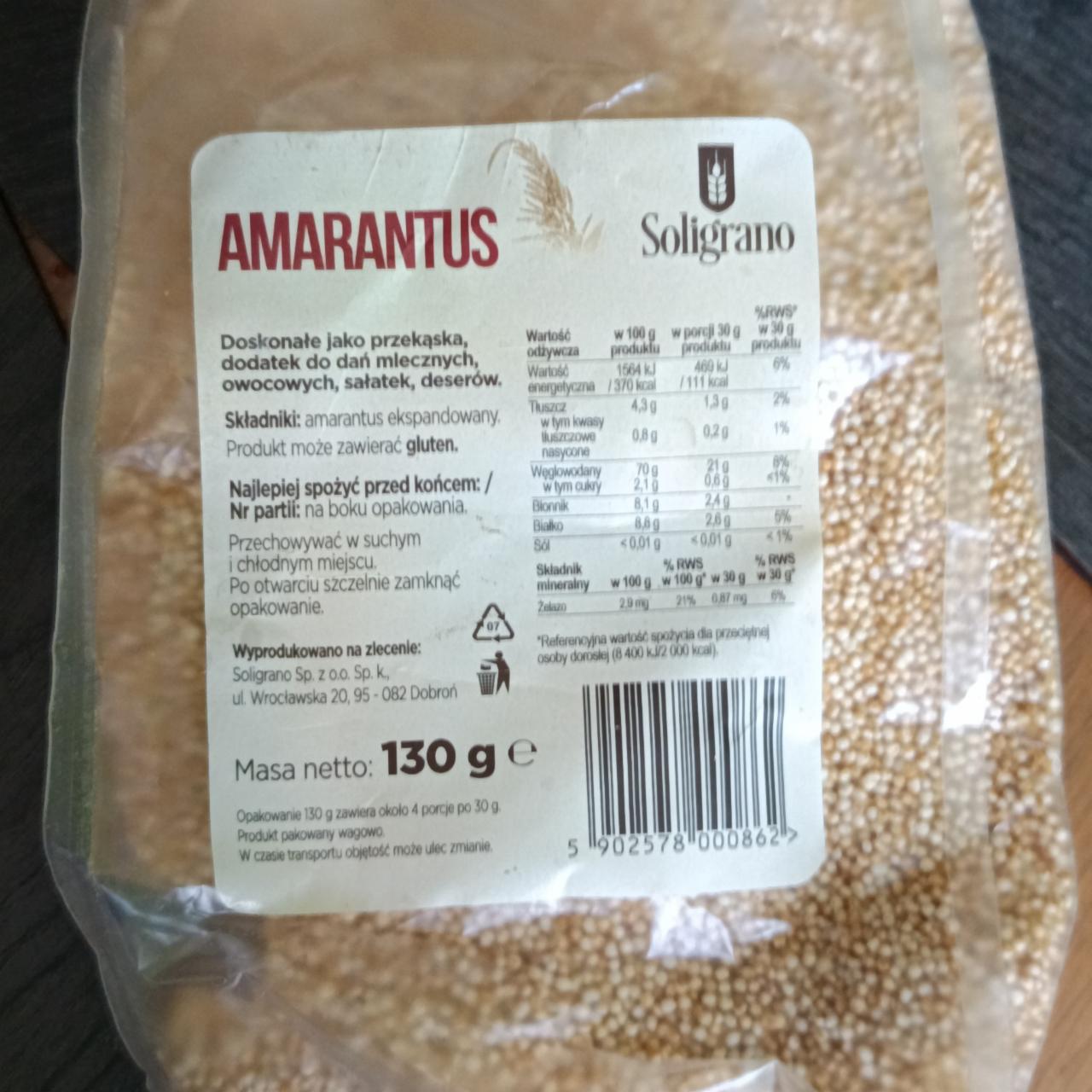 Zdjęcia - Amarantus Soligrano