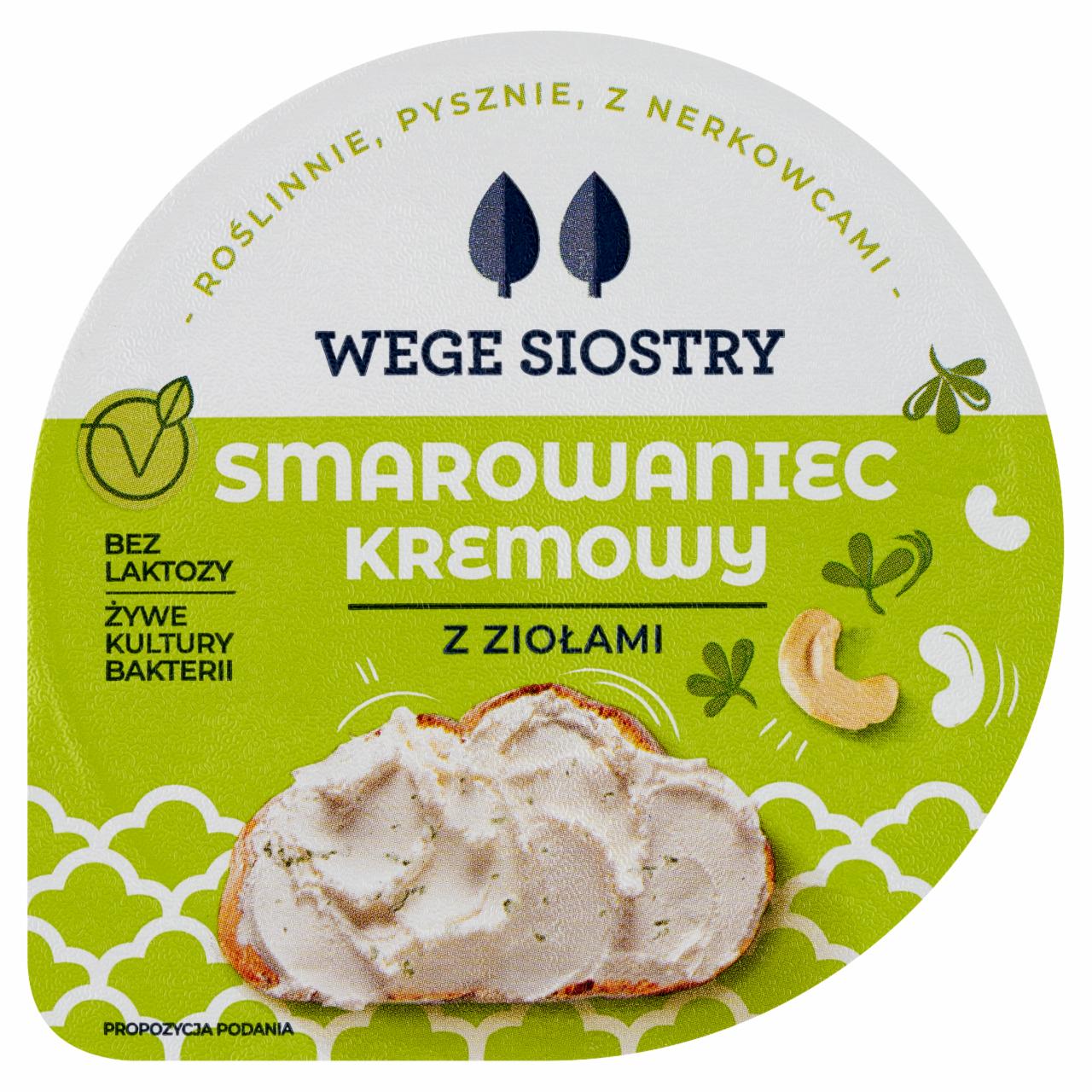 Zdjęcia - Wege Siostry Smarowaniec kremowy z ziołami 130 g
