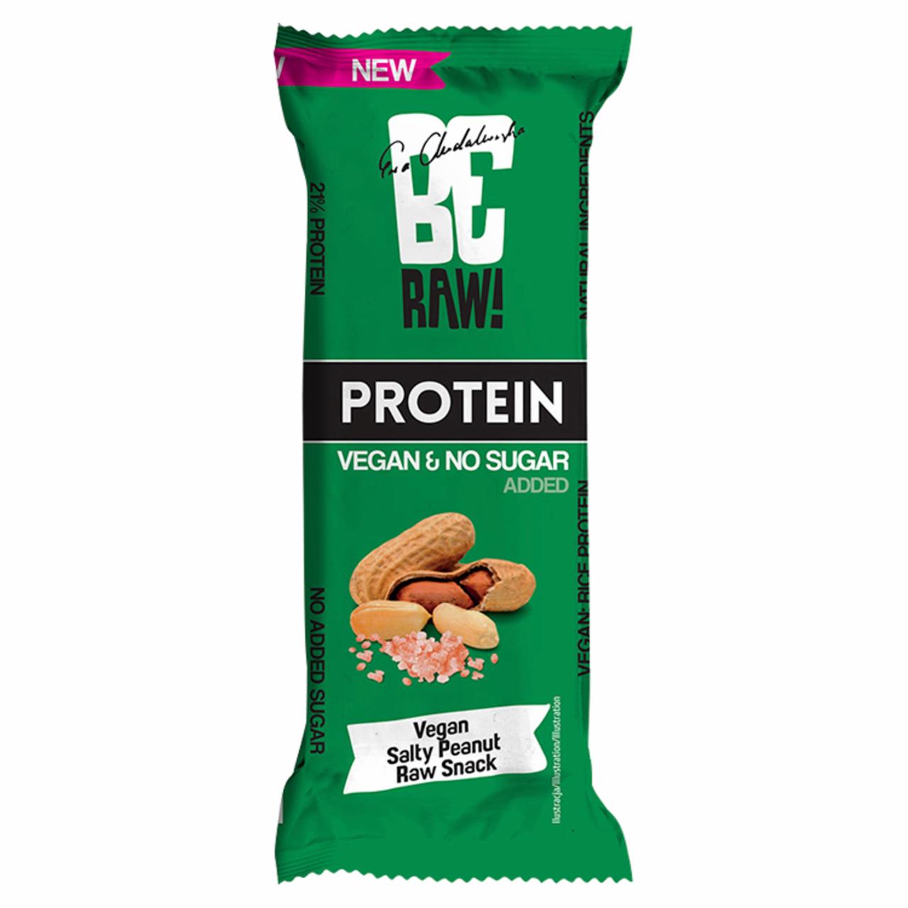 Zdjęcia - Be Raw! Protein Vegan Salty Peanut Baton 40 g