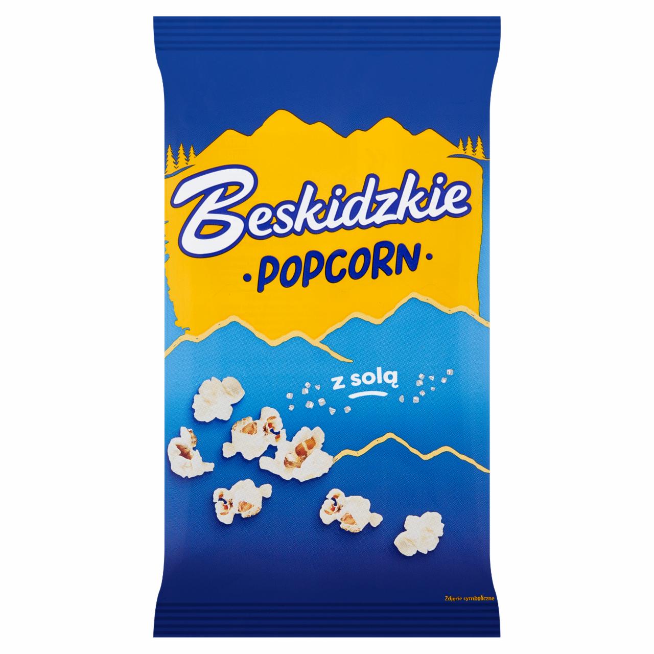 Zdjęcia - Beskidzkie Popcorn z solą 90 g