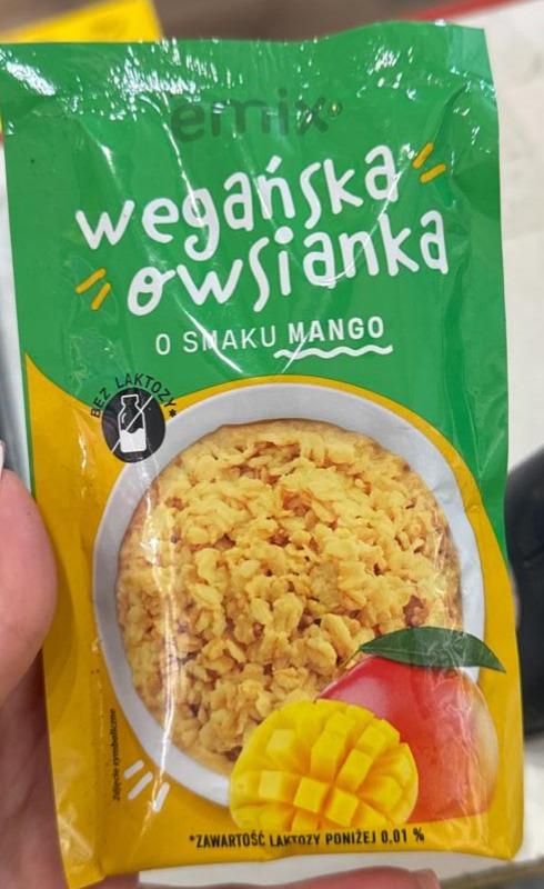 Zdjęcia - Wegańska owsianka o smaku mango Emix