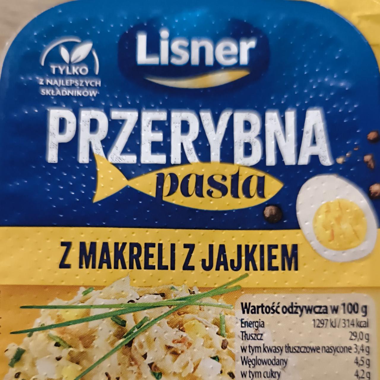 Zdjęcia - Przerybna pasta z makreli z jajkiem Lisner