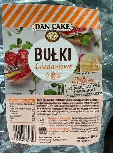 Zdjęcia - Bułki śniadaniowe Dan Cake