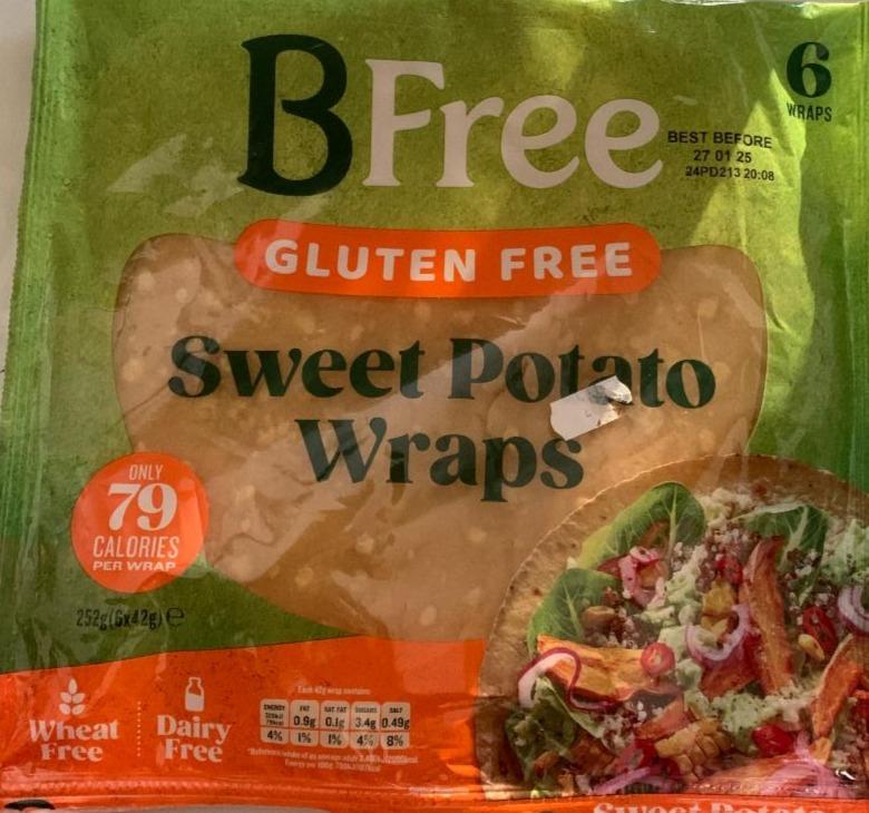 Zdjęcia - Sweet potato wraps gluten free BFree