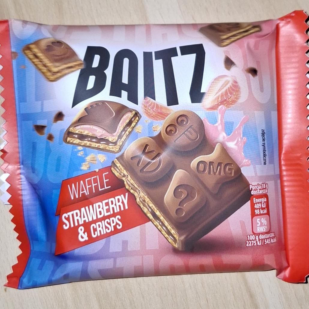 Zdjęcia - Wafle strawbery & crisps Baitz