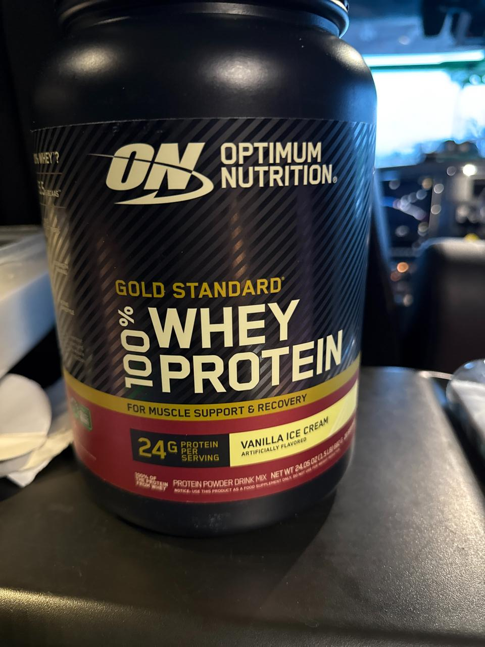 Zdjęcia - Protein Gold Standard 100% Whey Vanilla Ice Cream