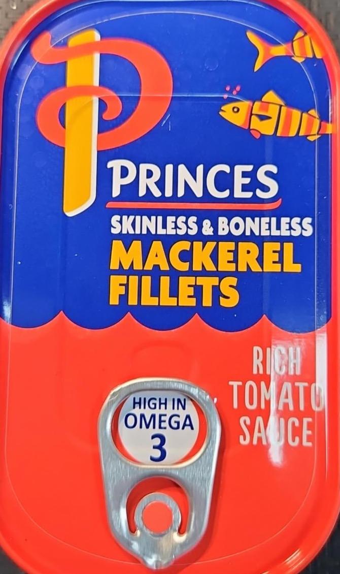 Zdjęcia - Mackerel fillets rich tomato sauce Princes
