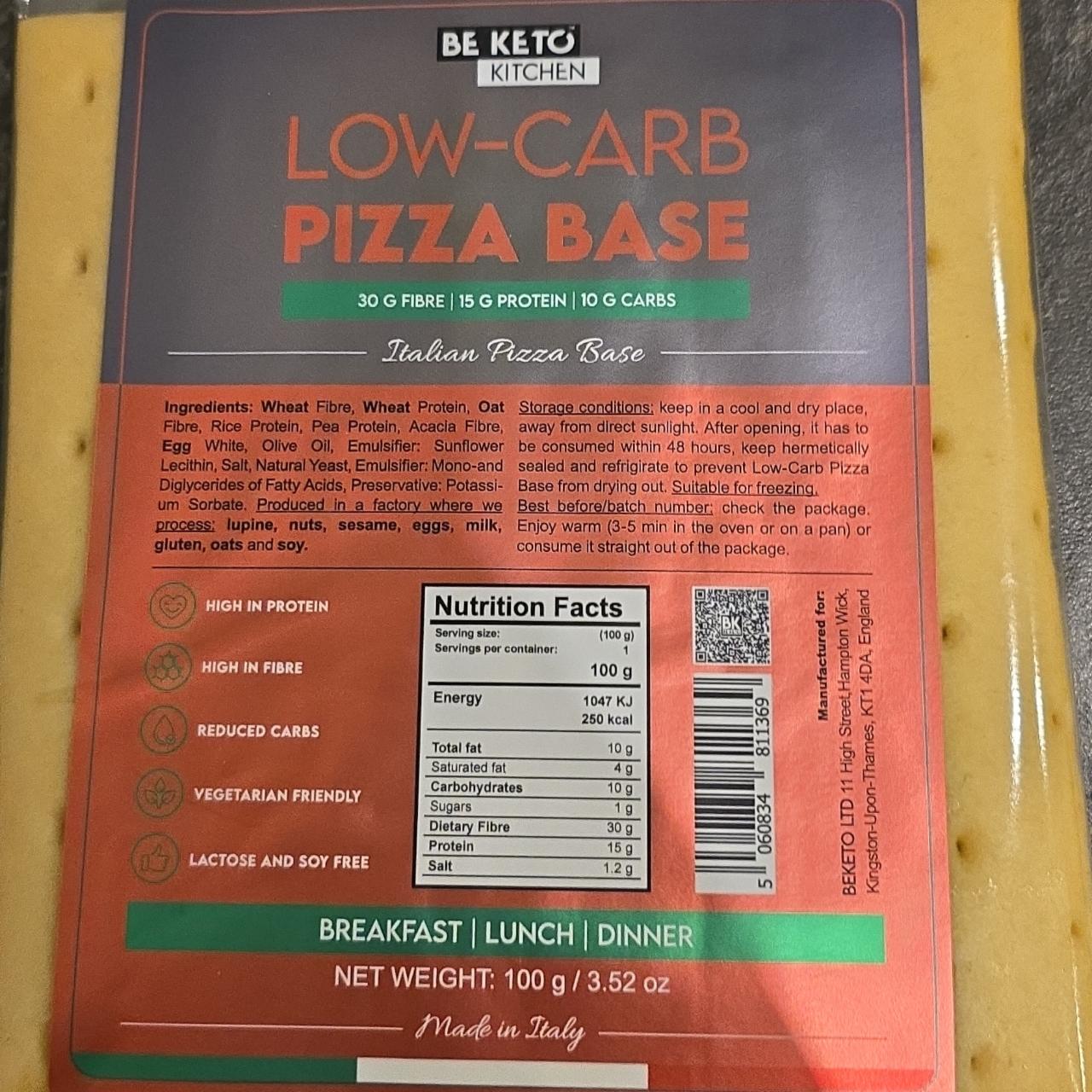 Zdjęcia - Low carb pizza base Be keto kitchen