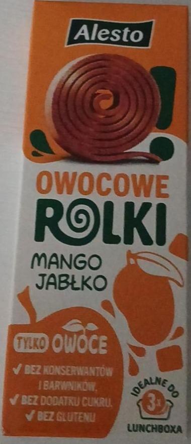 Zdjęcia - Owocowe rolki mango jabłko Alesto