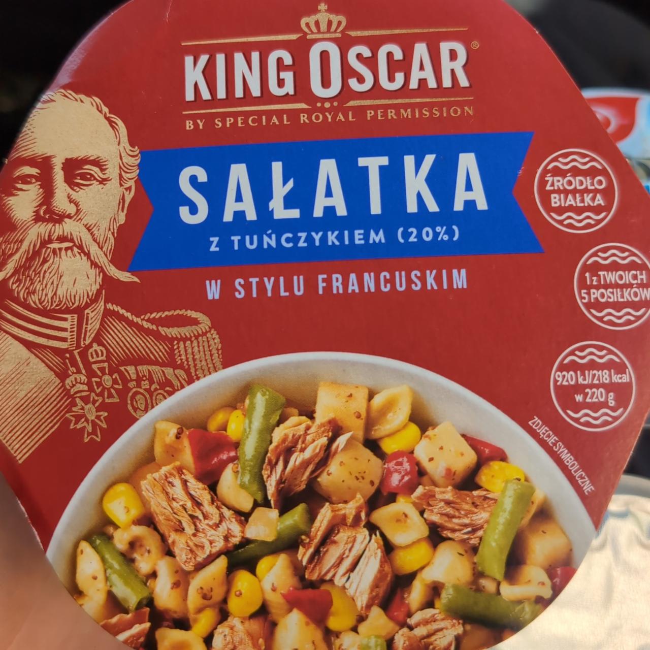 Zdjęcia - King Oscar Sałatka z makaronem i tuńczykiem w stylu włoskim 220 g