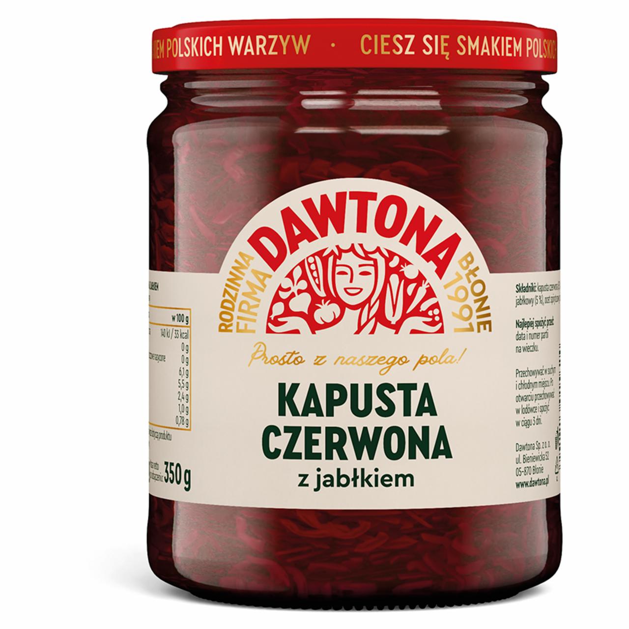 Zdjęcia - Dawtona Kapusta czerwona z jabłkiem 500 g