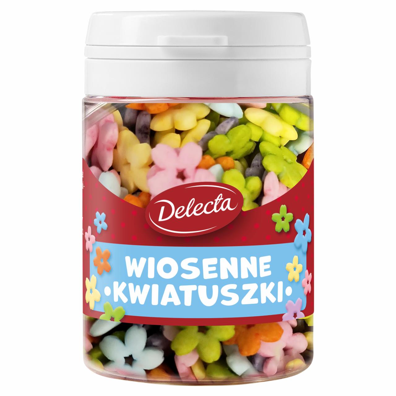 Zdjęcia - Delecta Posypka cukrowa dekoracyjna wiosenne kwiatuszki 48 g
