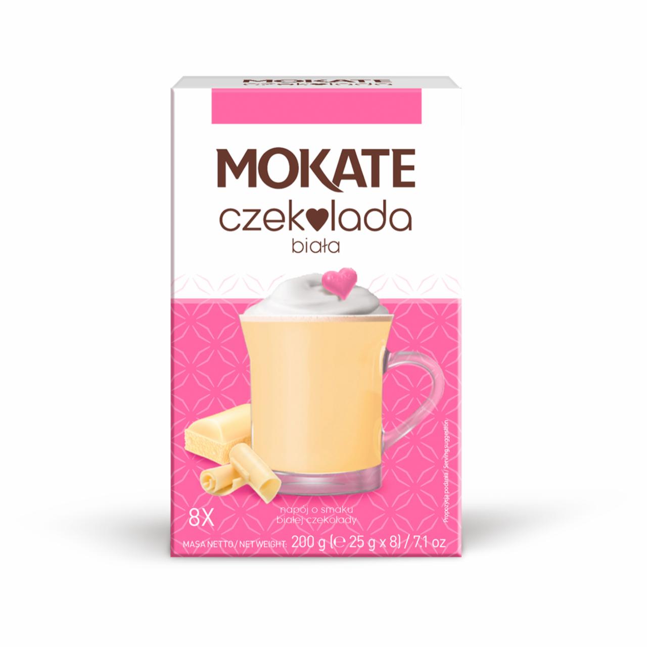 Zdjęcia - Mokate Napój o smaku białej czekolady 200 g (8 x 25 g)