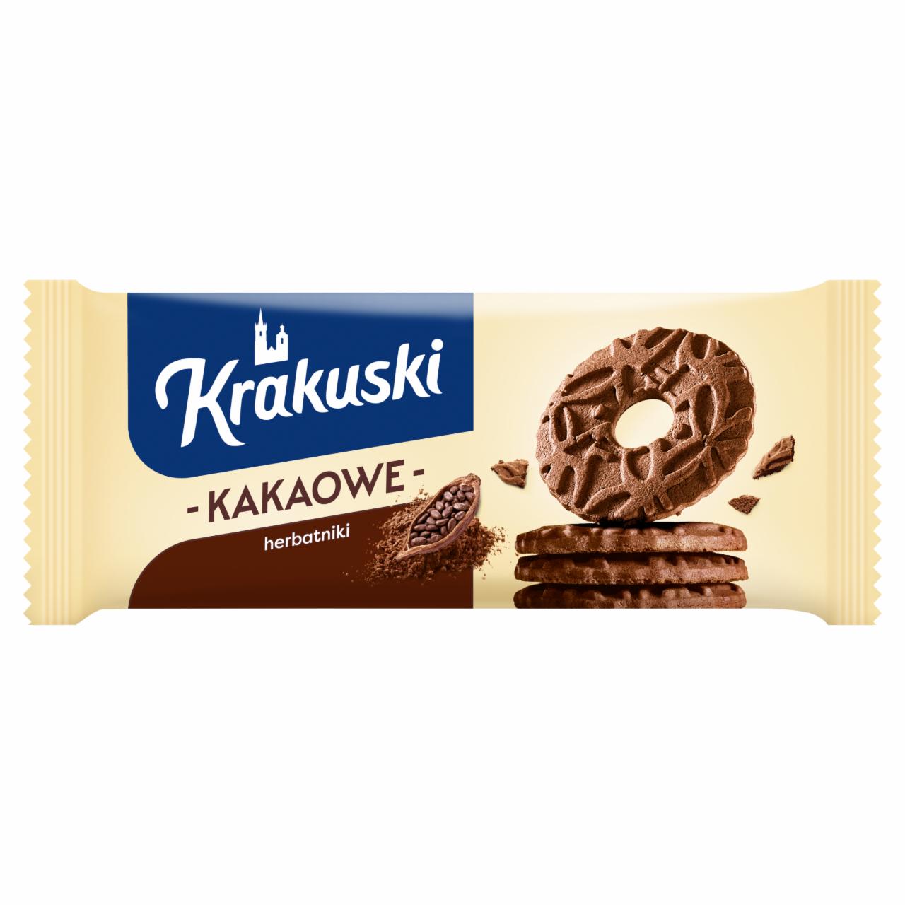 Zdjęcia - Krakuski Kakaowe Herbatniki 163 g
