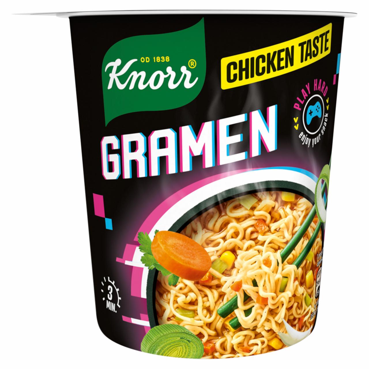 Zdjęcia - Knorr Gramen Zupa o smaku kurczaka z kluskami w stylu azjatyckim 65 g