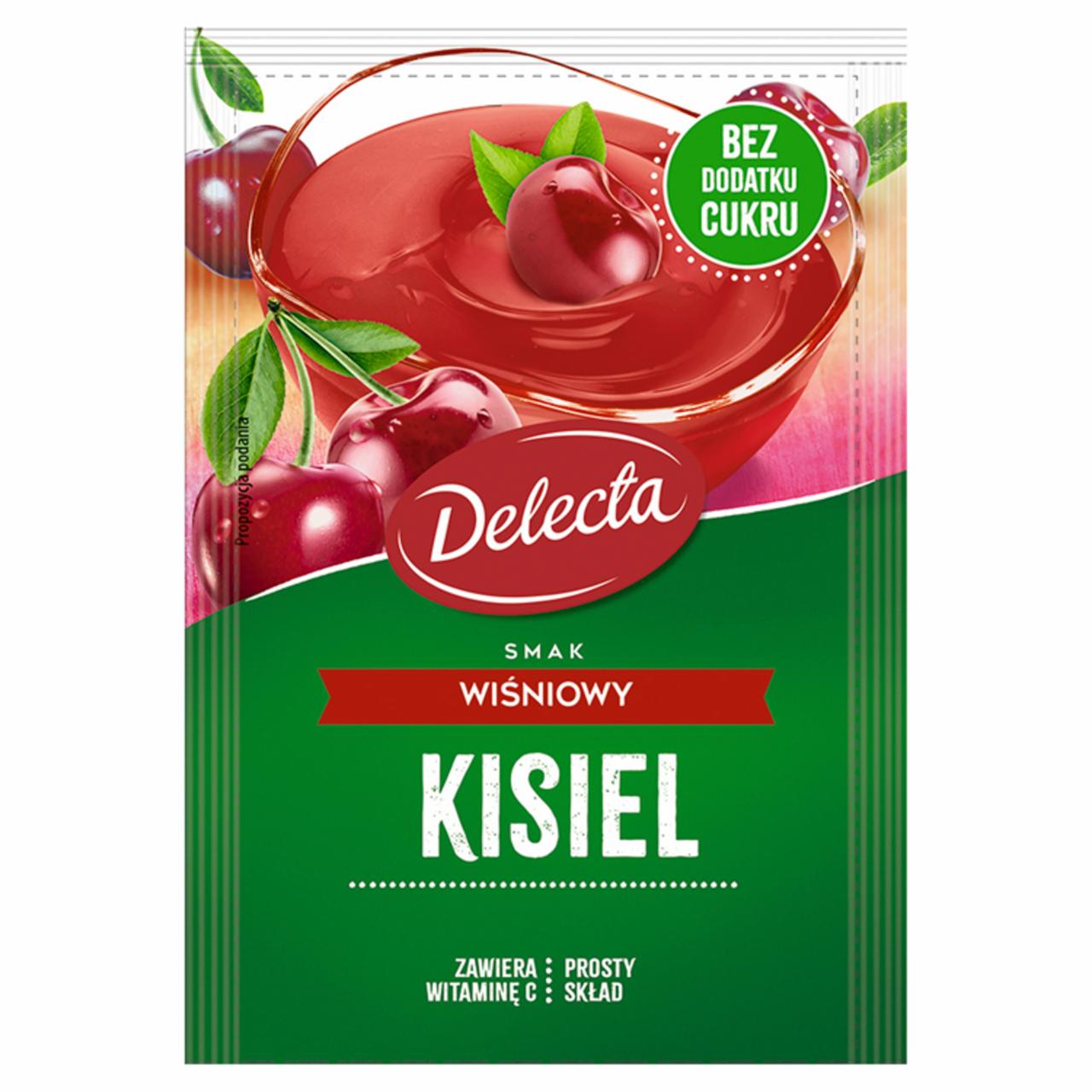 Zdjęcia - Delecta Kisiel smak wiśniowy 38 g