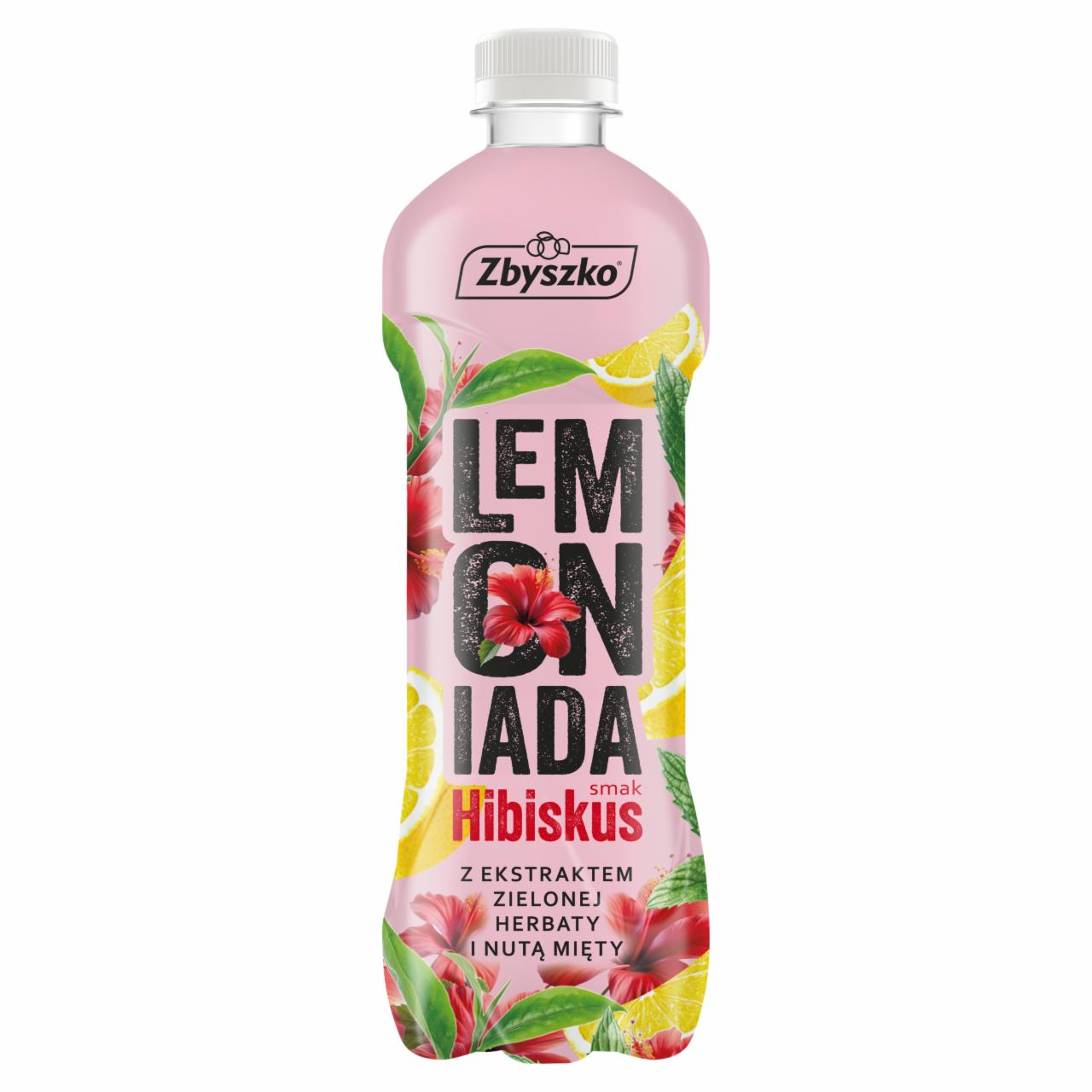 Zdjęcia - Zbyszko Lemoniada smak hibiskus z ekstraktem zielonej herbaty i nutą mięty 555 ml