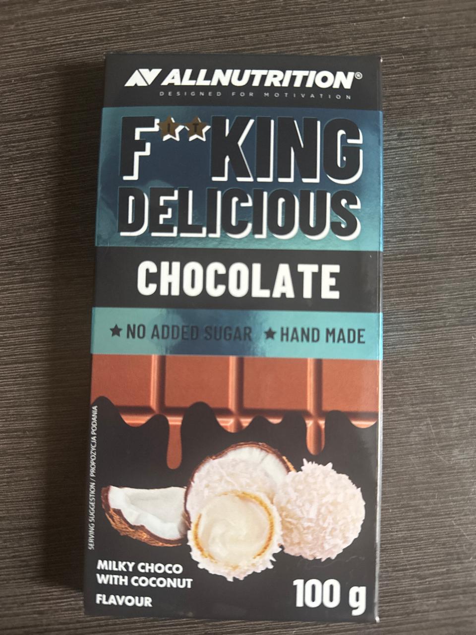 Zdjęcia - F**king Delicious Chocolate milky choco with coconut AllNutrition