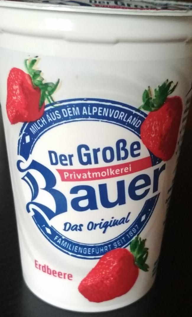 Zdjęcia - Der grosse Bauer jogurt erdbeere