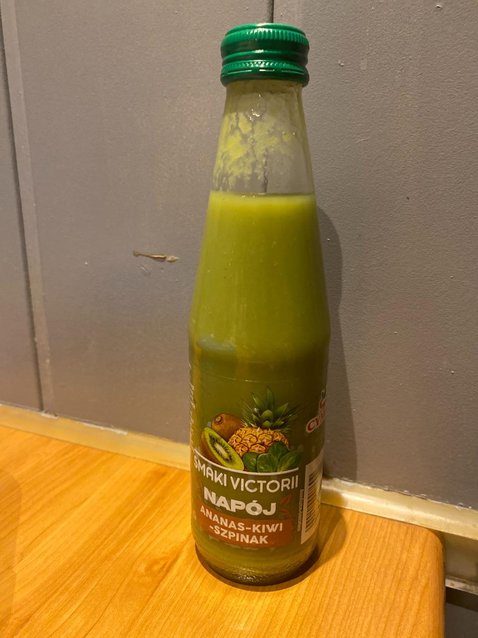 Zdjęcia - Smaki Victorii Napój ananas-kiwi-szpinak 250 ml