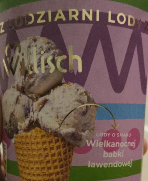 Zdjęcia - Lody o smaku Wielkanocnej babki lawendowej Willisch