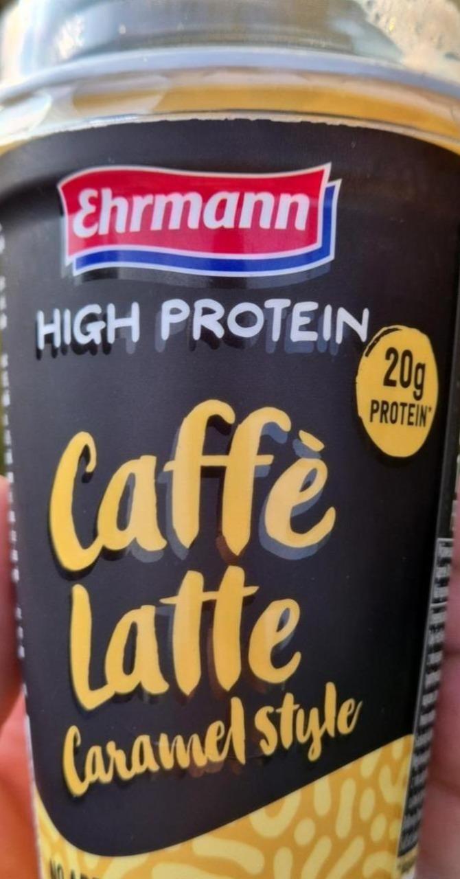 Zdjęcia - High protein caffé latte caramel style Ehrmann