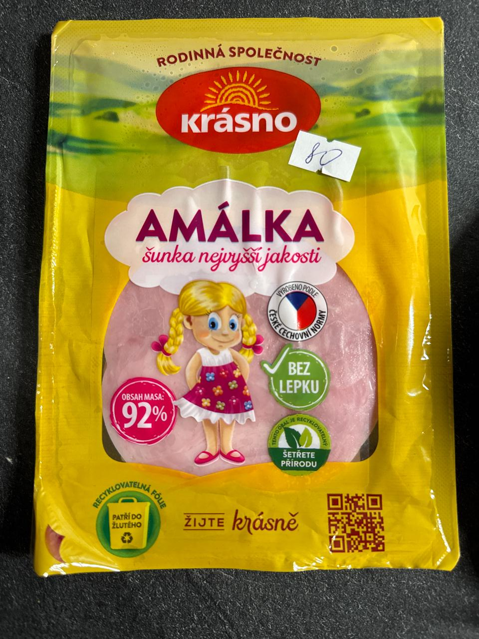 Zdjęcia - Amálka šunka nejvyšší jakosti 92% masa Krásno