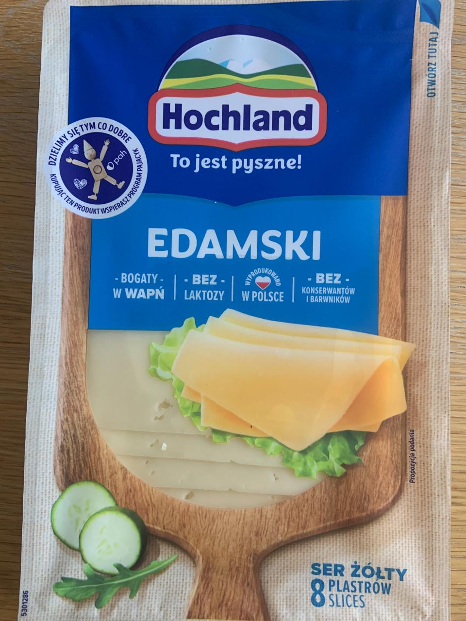 Zdjęcia - Ser edamski bez laktozy Hochland