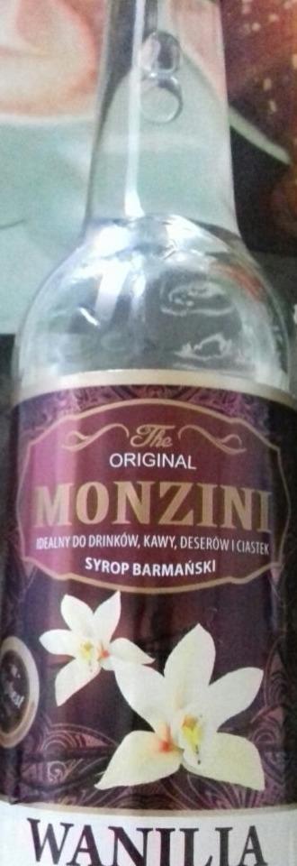 Zdjęcia - Monzini Wanilia Syrop barmański 320 ml