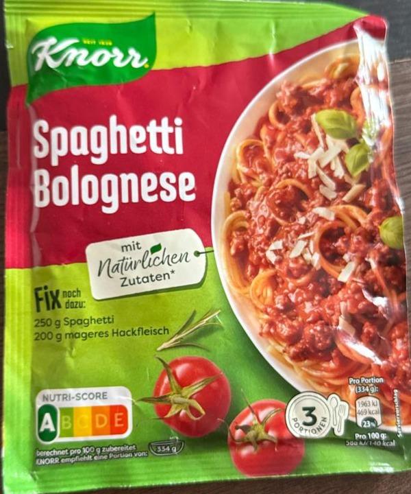 Zdjęcia - Spaghetti bolognese Knorr