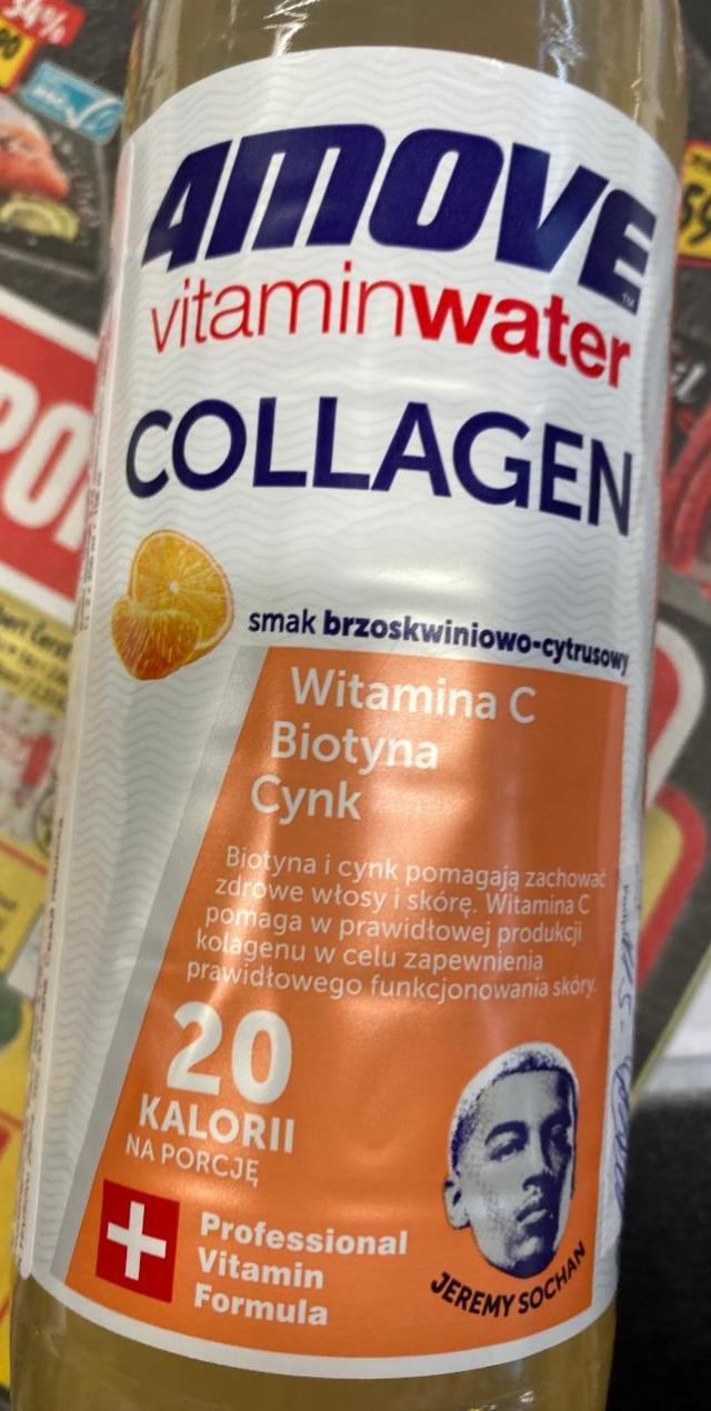 Zdjęcia - 4Move Vitamin Water Collagen Napój niegazowany smak brzoskwiniowo-cytrusowy 556 ml