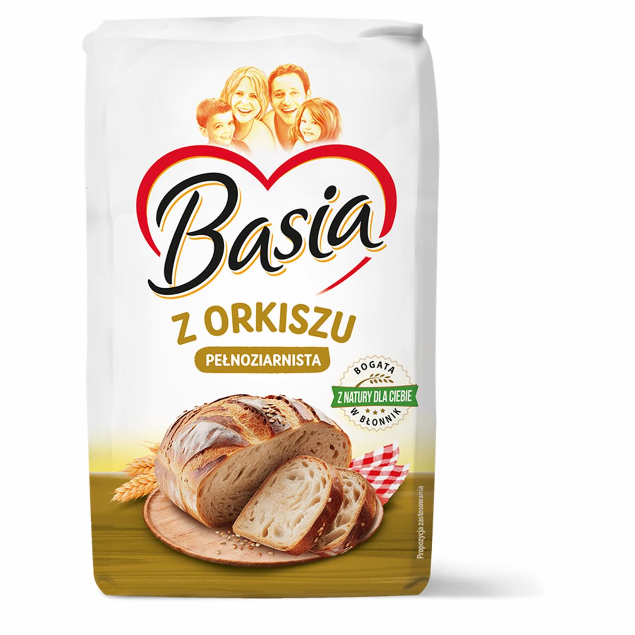 Zdjęcia - Basia Mąka z orkiszu pełnoziarnista 900 g