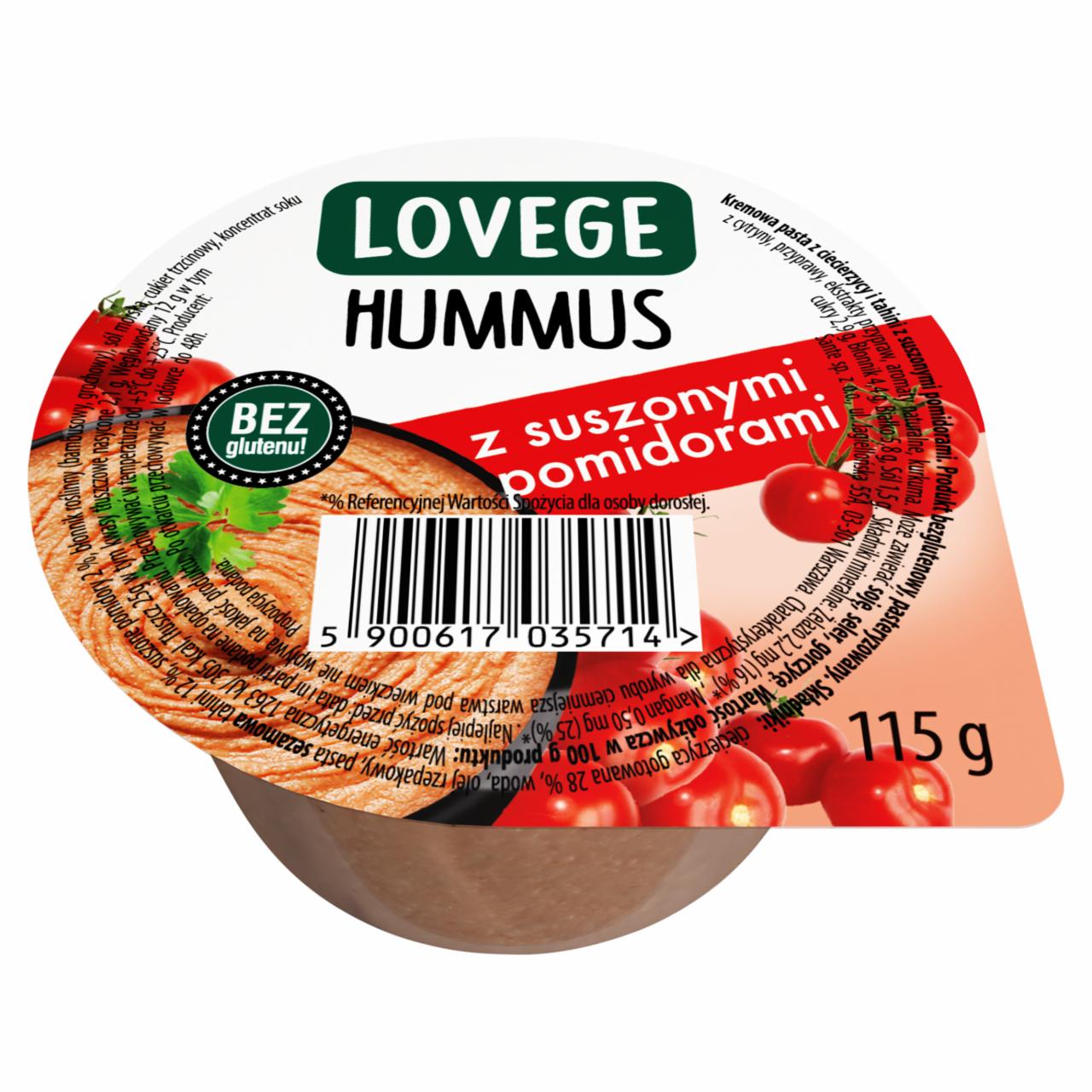 Zdjęcia - Sante Hummus z suszonymi pomidorami 115 g