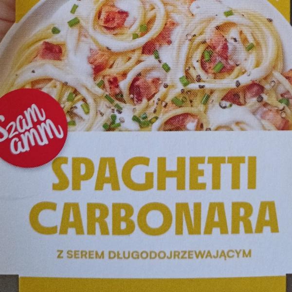 Zdjęcia - Spaghetti carbonara z serem długo dojrzewającym Szamamm