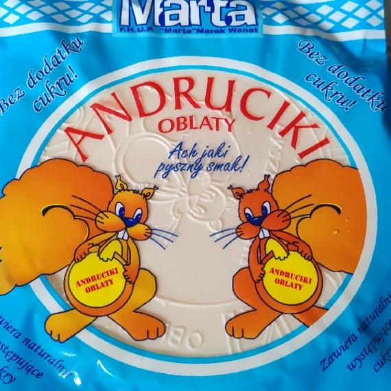 Zdjęcia - Andruciki oblaty bez dodatku cukru Marta
