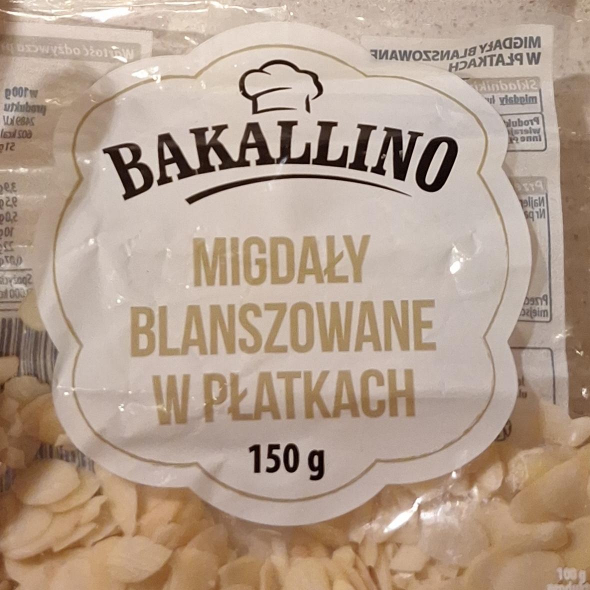 Zdjęcia - Migdały blanszowane w płatkach Bakallino