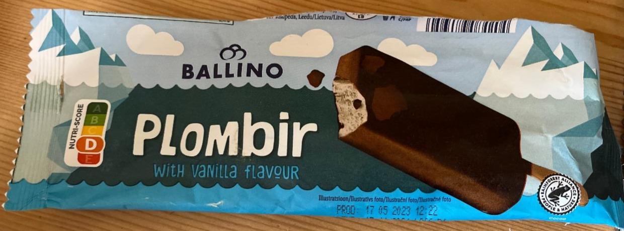 Zdjęcia - Plombir with vanilla flavour Ballino