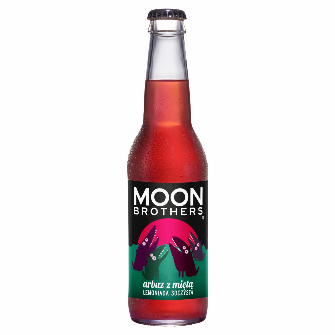 Zdjęcia - Moon Brothers Lemoniada soczysta arbuz z miętą 330 ml
