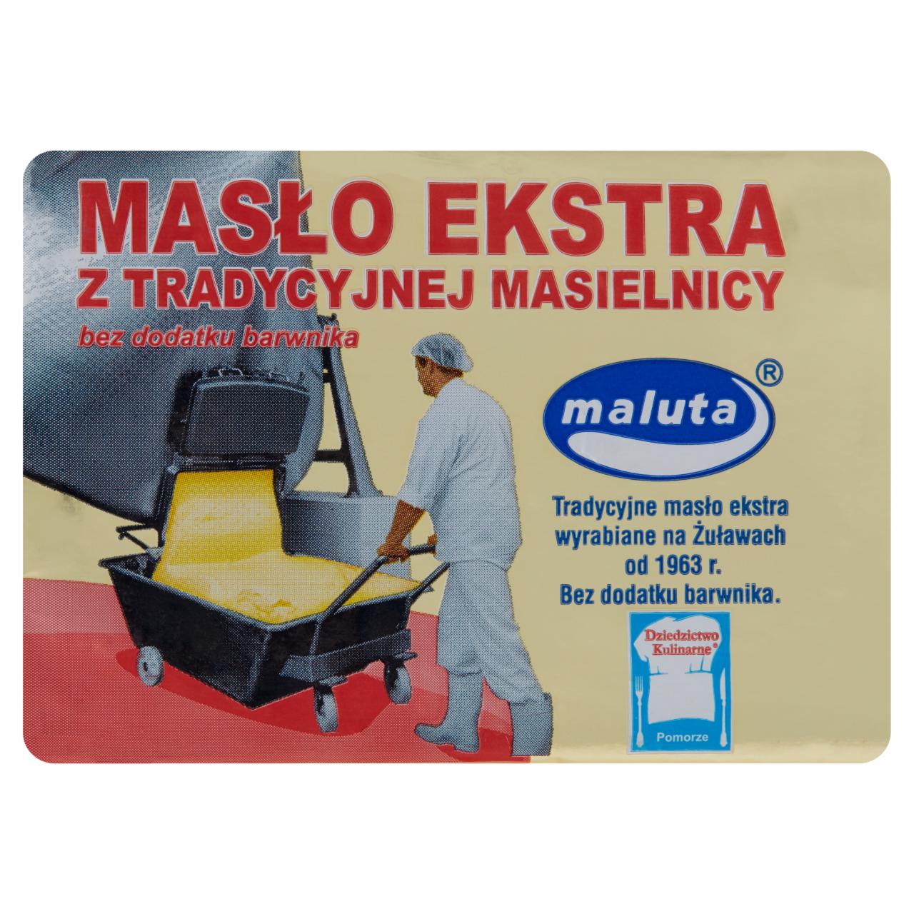 Zdjęcia - Maluta Masło ekstra z tradycyjnej masielnicy 200 g