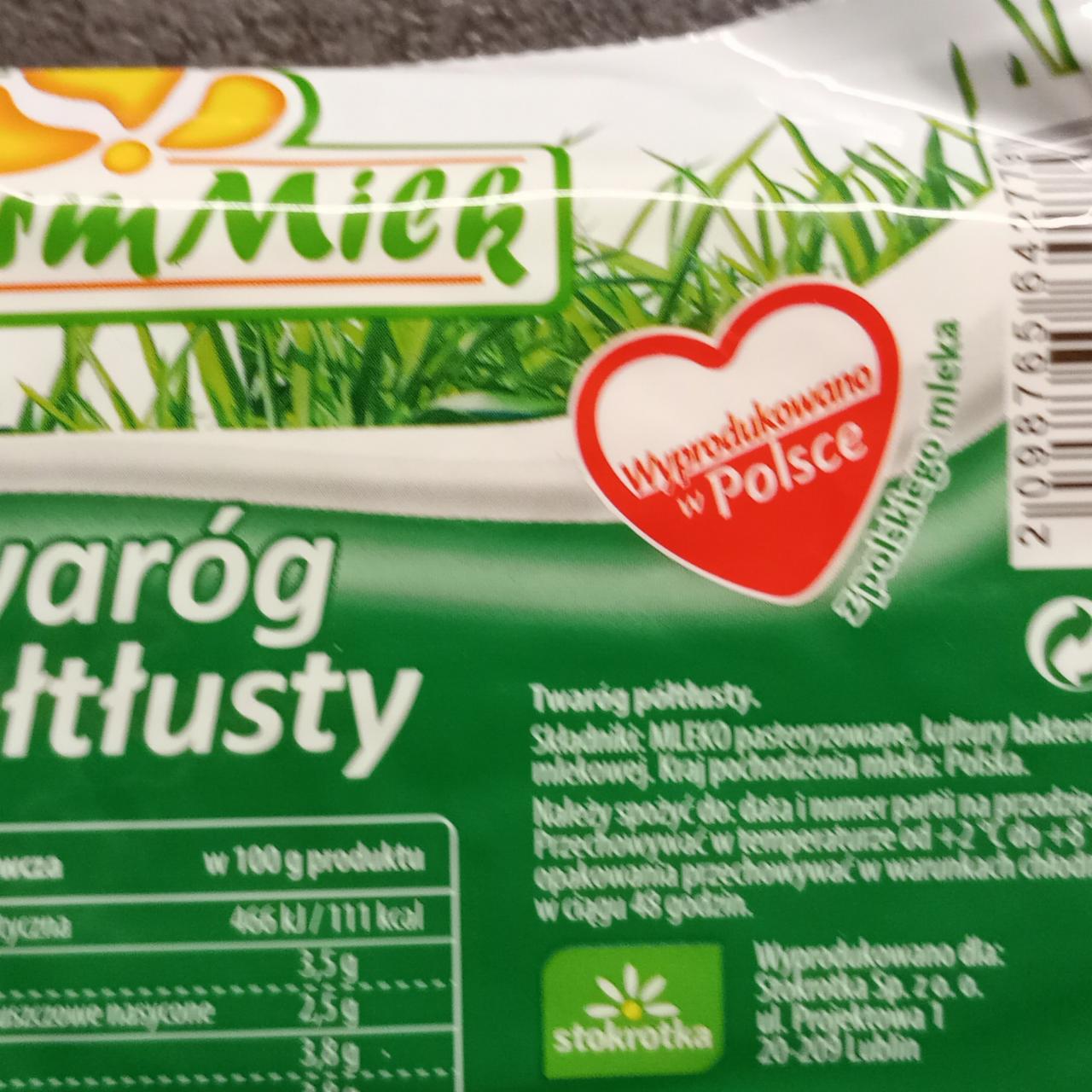 Zdjęcia - Twaróg półtłusty FarmMilk